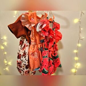 Bundle of baby dresses